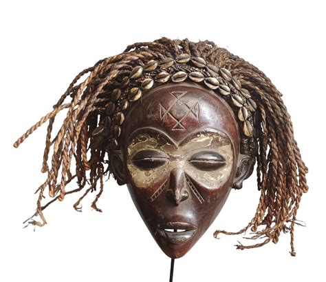 Tchokwé Tshokwe African Mask From Drc Etsy