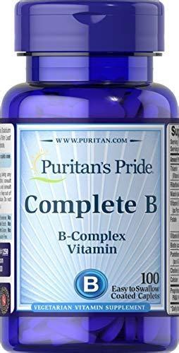 Puritan s Pride Complejo De Vitamina B 100 Tabletas Envío gratis