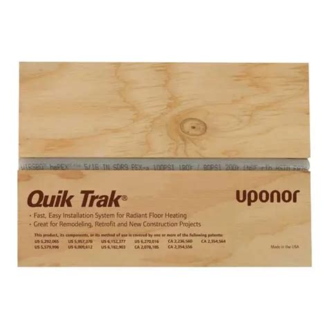 A5060701 | Quik Trak 7" x 48" Panels | Uponor