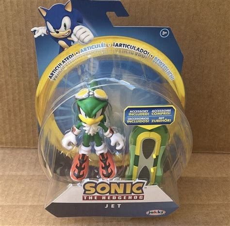 Mavin Jakks Pacific Sonic The Hedgehog Jet The Hawk Action Figure