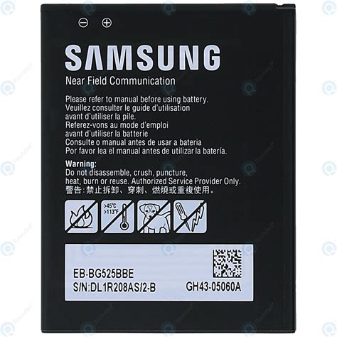 Samsung Galaxy Xcover Sm G F Battery Eb Bg Bbe Mah Gh A