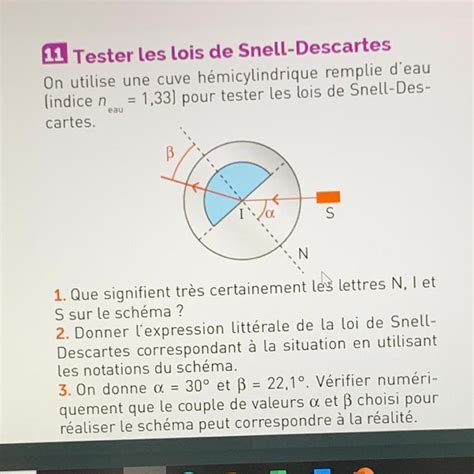 Bonjour Quelquun Peut Maider Pour Cette Exercice De Physique Chimie