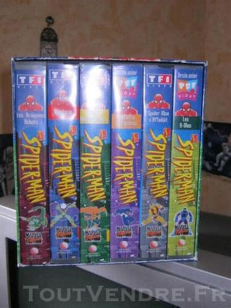 Coffret Cassettes Vhs Spider Man Argentine Vid O Vhs