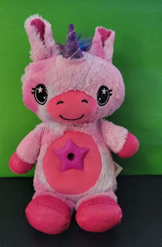 Star Belly Dream Lites Shimmering Pink Unicorn Stuffed Plush Night