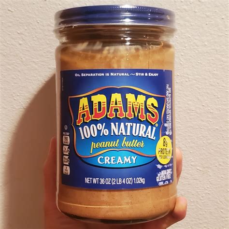 Adams 100 Natural Peanut Butter Creamy Reviews Abillion