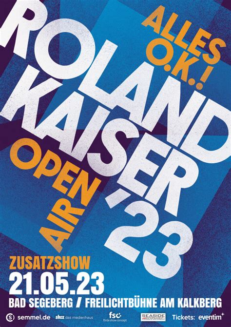 Kalkberg Events | Roland Kaiser 2023 *ZUSATZSHOW