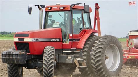 Case Ih Magnum Tractor Planting Corn Youtube