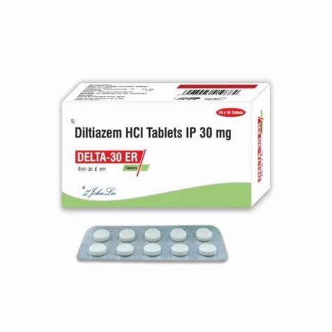 Delta Diltiazem Hcl 30 Mg Tablets At Rs 100 Stripe Blood Pressure