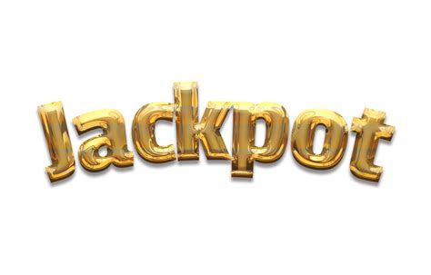 Jackpot Text Golden 22947710 Png