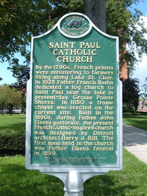 Saint Paul On The Lake Catholic Church Columbarium In Grosse Pointe