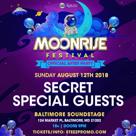 Moonrise Festival Official Afterparty With Secret Special Guests