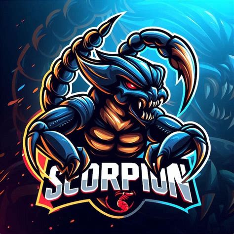 Scorpion Mascot Esport Logo Design Premium Ai Generated Image