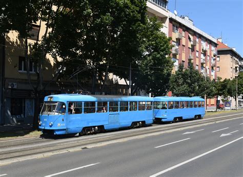 Der Tatra T4YU Triebwagen ZET 472 Sowie Der Beiwagen B4YU 858 Wurden Am