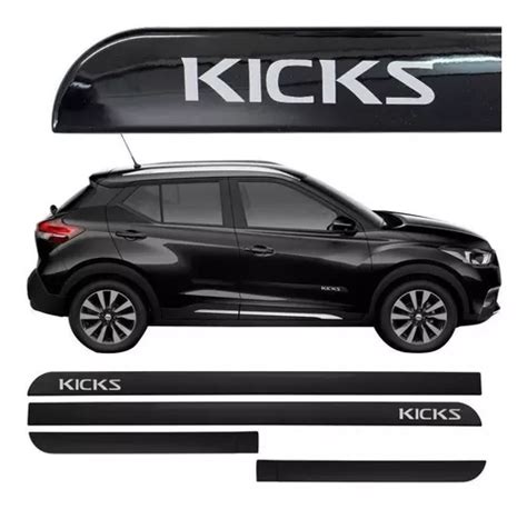 Friso Lateral Porta Nissan Kicks Preto Premium 2017 A 2022 MercadoLivre