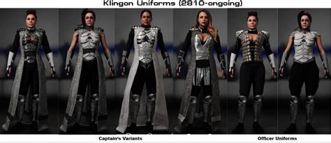 My Custom Klingon Uniforms Part 3 Female Uniforms by donboy65 on DeviantArt