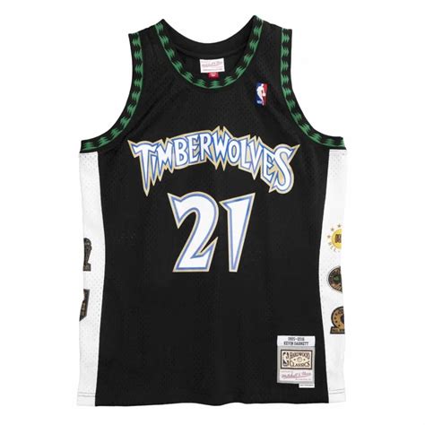 Camiseta Kevin Garnett Retro Swingman Con Los Timberwolves HOF