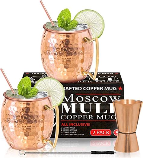 Amazon Benicci Moscow Mule Copper Mugs Set Of