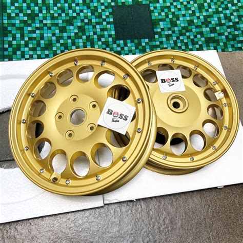 Jual Velg Vrossi Inc Alfa Quattro Gold Front Rear Vespa Sprint