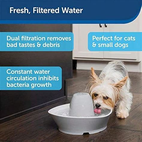 Petsafe Streamside Ceramic Pet Fountain 18 Litre Water Capacity