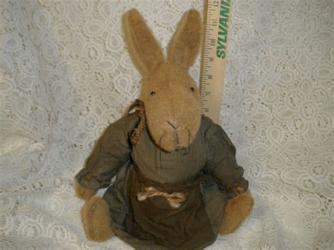 Adorableprimitivearnettbunny Rabbit Arnetts Country Store By