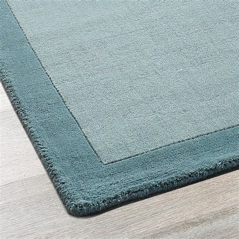 Origins Borders Duck Egg Rug X Cm Wilko