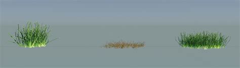 Realistic Grass With Patches Generator And Animation Pbr 3d Model