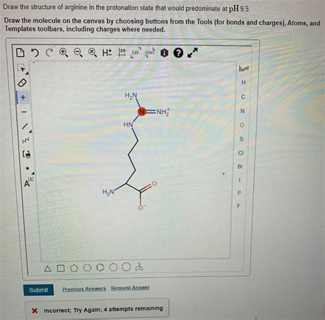 Solved Draw The Structure Of Arginine In The Protonation Chegg