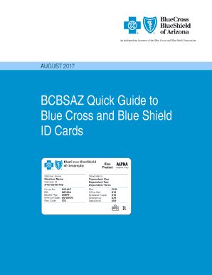 Fillable Online Bcbsaz Quick Guide To Fax Email Print Pdffiller