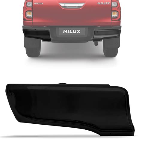 Ponteira Parachoque Hilux 2016 A 2022 Esquerdo Preto Bepo General Car