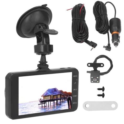 Ej Life Cam Ra De Tableau De Bord Pouces Cran Tactile Voiture Dvr