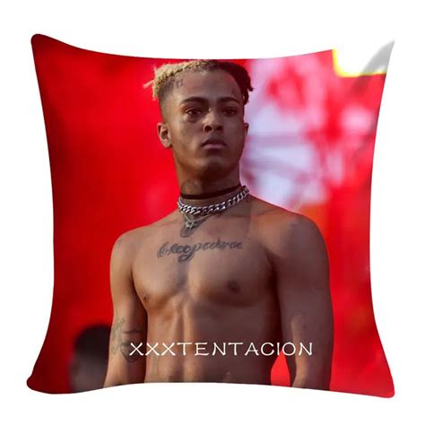 Singer Xxxtentacion Hiphop Rapper Printed Artwork Sofa Cotton Linen