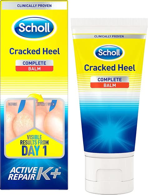 Scholl Cracked Heel Repair Cream Active Repair K 60 Ml Pack Of 1 Amazonae Beauty