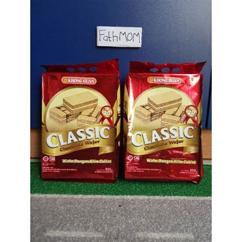 Jual KHONG GUAN Classic Chocolate Wafer Pack 350gr Shopee Indonesia