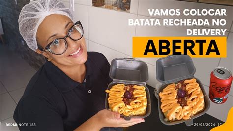 VAMOS VENDER BATATA RECHEADA NO IFOOD BATATA DE FRANGO CREMOSO YouTube