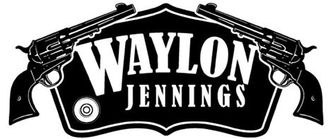 Waylon Jennings Guns Decal Vinyl Sticker 2 Stickers 9 Inches