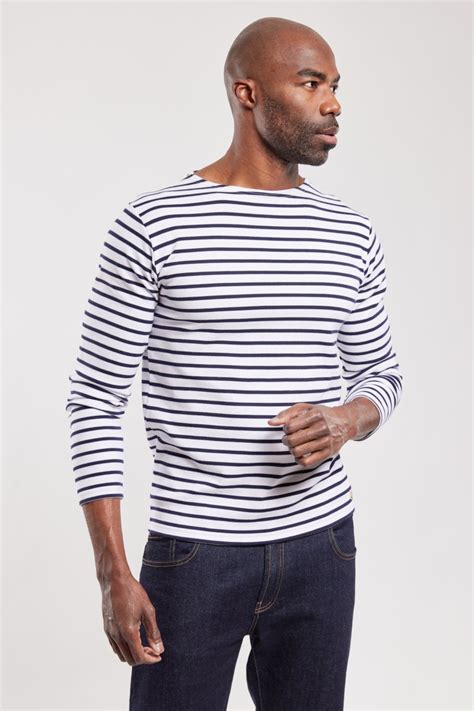 Breton Striped Shirt Thick Cotton