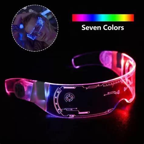 Gafas Luminosas Colores Led Ideal Para Fiestas Y Conciertos MercadoLibre