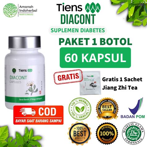 Jual Diacont Herbal Dan Original Mengatasi Diabetes Obat Luka