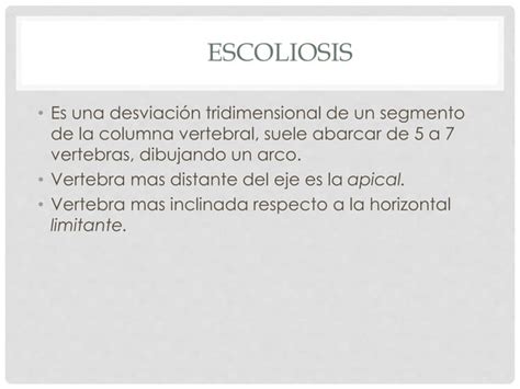 Escoliosis Y Cifosis PPT