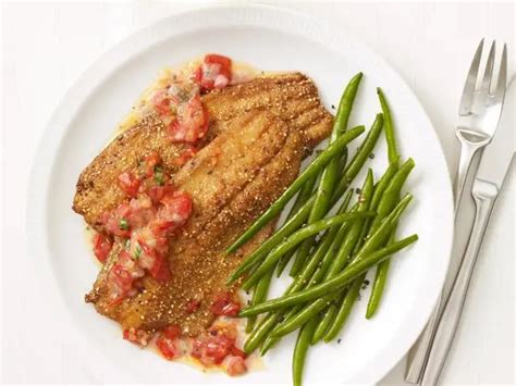 Cornmeal-Crusted Trout Recipe - Chef's Resource Recipes