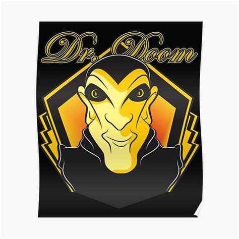 "Dr Doom Dr Doom " Poster for Sale by FlatSixGraphic | Redbubble