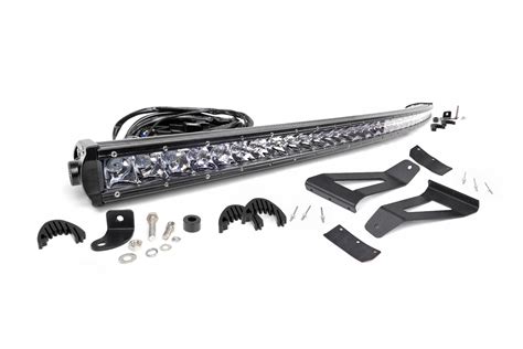 Krietz Customs Led Light Windshield Mnt 50″ Chrome Single Row Jeep Cherokee Xj 84 01