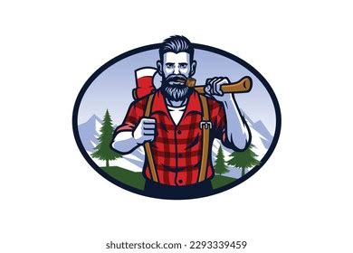 13,853 Lumberjack Logo Stock Vectors and Vector Art | Shutterstock