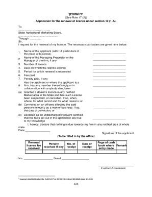 Fillable Online Mandiboard Nic FORM A See Rule 17 1 Application For