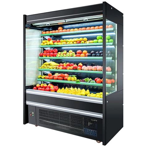 Auchmc Am C Open Chiller Vegetable Milk Display Upright Multi Deck