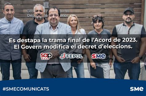 Es Destapa La Trama Final De Lacord De El Govern Modifica El