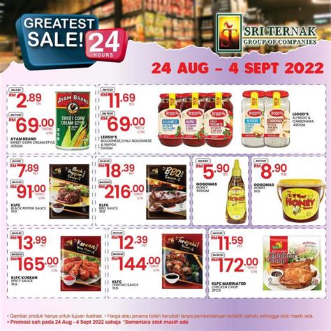 Sri Ternak St Rosyam Greatest Sale Promotion Aug Sep