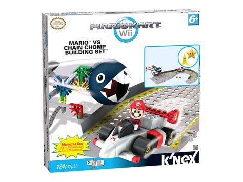 K Nex Mario Kart Wii Mario Vs Chain Chomp Walmart