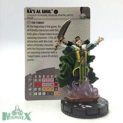 Heroclix DC Notorious Set Ra S Al Ghul 037a Rare Figure W Card EBay