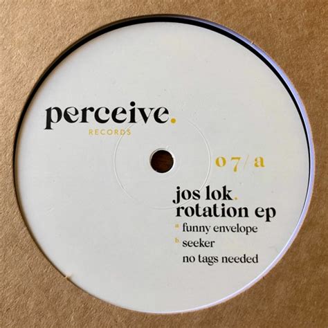 Stream Jos Lok Rotation EP Perceive 07 By Perceive Records Listen